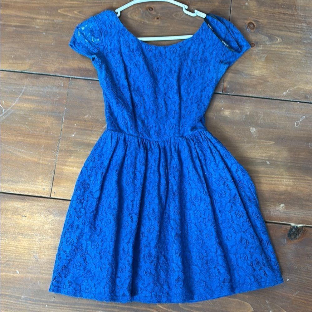 Blue Lace Dress